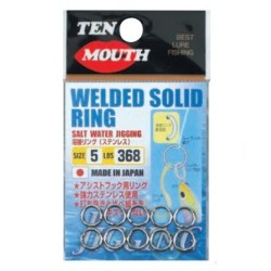 NT Ten Mouth Welded Solid Ring, Stainless - D.XRY